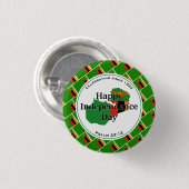 ザンビア独立国スタイリッシュザンビア国旗 缶バッジ (正面&裏面)