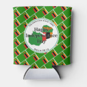 ザンビア独立祝のザンビア 缶クーラー (正面)