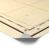 ザンビア、アフリカ45 ポスター (角)