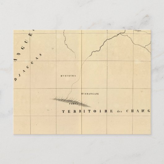 ザンビア、アフリカ45 ポストカード (正面)