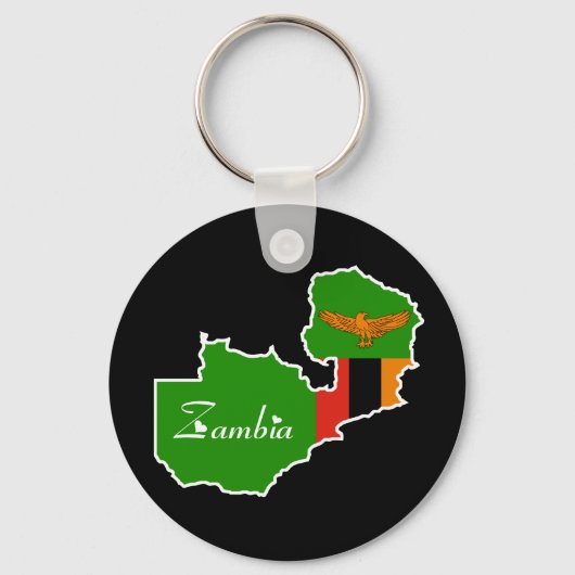 ザンビア・キーチェーン キーホルダー (正面)