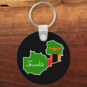 ザンビア・キーチェーン キーホルダー (正面)