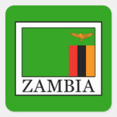 ザンビア スクエアシール (正面)