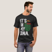 ザンビア ルーツ 国旗 指紋 グラフィック 愛国的 Tシャツ (正面フル)