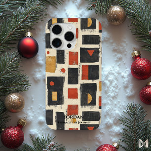 ザンビ素朴アろうけつ染めモダン – トライバルアート iPhone 15 PRO MAXケース