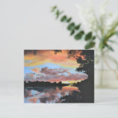 ザンベジ川の反射 ポストカード (スタンド正面)