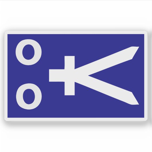 ザンボアンガ共和国国旗 シール (正面)