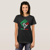ザン・ゼンデギ・アザディー ペルシャ女性 生命の自由 Tシャツ (正面フル)