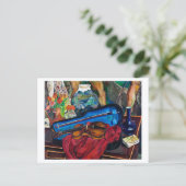 ザヴァイオリンケースSuzanne Valadon ポストカード (スタンド正面)