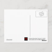 ザヴァンハロウィーンハガキ ポストカード (裏面)