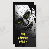 ザヴァンパイアパーティーハロウィーン招待状 (正面/裏面)