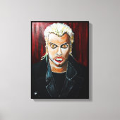 ザヴァンパイア絵を描ズバイアルフレッドキツネ キャンバスプリント (正面)