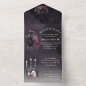 ザヴァンパイレス | Moody Gothic Vampy Glam オールインワン招待状 (内側)