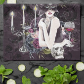 ザヴァンパイレス | Moody Gothic Vampy Glam 淡い色の Skin キッチンタオル