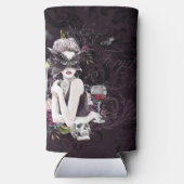 ザヴァンパイレス | Moody Gothic Vampy Glam 淡い色の Skin スリム缶クーラー (裏面)