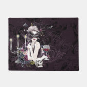 ザヴァンパイレス | Moody Gothic Vampy Glam 淡い色の Skin ドアマット (正面)