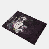 ザヴァンパイレス | Moody Gothic Vampy Glam 淡い色の Skin ドアマット (アングル)