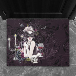 ザヴァンパイレス | Moody Gothic Vampy Glam 淡い色の Skin ドアマット