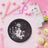 ザヴァンパイレス | Moody Gothic Vampy Glam 淡い色の Skin ペーパープレート (パーティー)