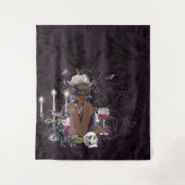 ザヴァンパイレス | Moody Gothic Vampy Glam Dark Skin タペストリー (正面)