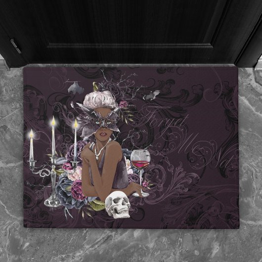ザヴァンパイレス | Moody Gothic Vampy Glam Dark Skin ドアマット