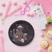 ザヴァンパイレス | Moody Gothic Vampy Glam Dark Skin ペーパープレート (パーティー)