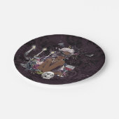 ザヴァンパイレス | Moody Gothic Vampy Glam Dark Skin ペーパープレート (アングル)