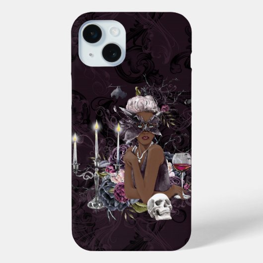 ザヴァンパイレス | Moody Gothic Vampy Glam Dark Skin Case-Mate iPhoneケース (裏面)