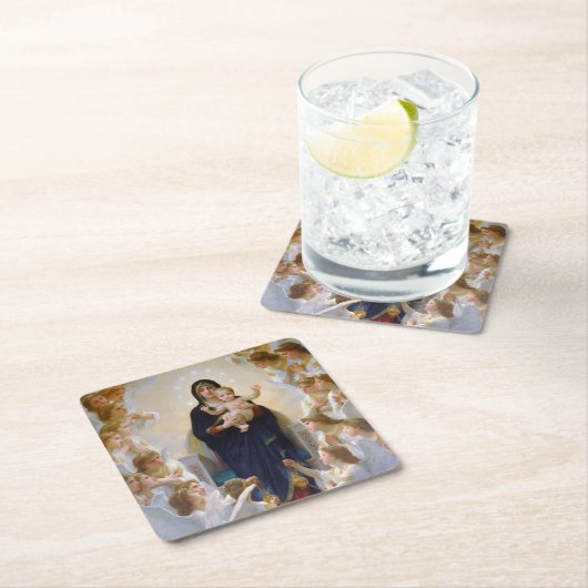 ザヴァージンとエンジェルス，ブーゲロー スクエアペーパーコースター (インサイチュ)