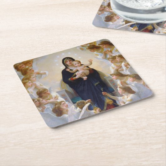 ザヴァージンとエンジェルス，ブーゲロー スクエアペーパーコースター (アングル)