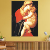 ザヴァージンとチャイルドバイジャコダポントルモ キャンバスプリント (インサイチュ (リビング))