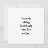 ザヴァージンホリデーカード カード (裏面)