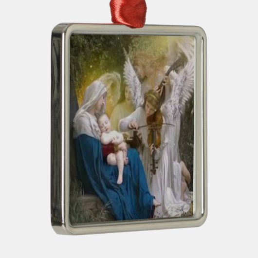 ザヴァージンマリアとベビーイエス メタルオーナメント (右)