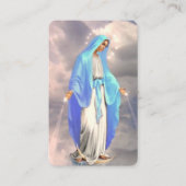 ザヴァージンメアリーメモリア祈りの言葉カード 名刺 (正面)