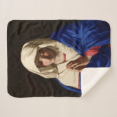 ザヴァージンメリーイン祈りの言葉 シェルパブランケット (正面(横))