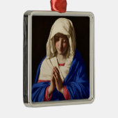 ザヴァージンメリーイン祈りの言葉 メタルオーナメント (右)