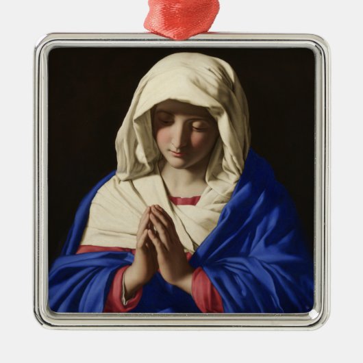 ザヴァージンメリーイン祈りの言葉 メタルオーナメント (正面)