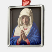 ザヴァージンメリーイン祈りの言葉 メタルオーナメント (左)