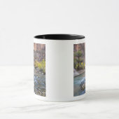 ザヴァージン川秋季ジオン国立公園 マグカップ (中央)