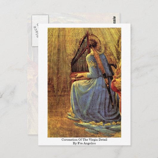 ザヴァージン詳細の戴冠式 ポストカード (正面/裏面)