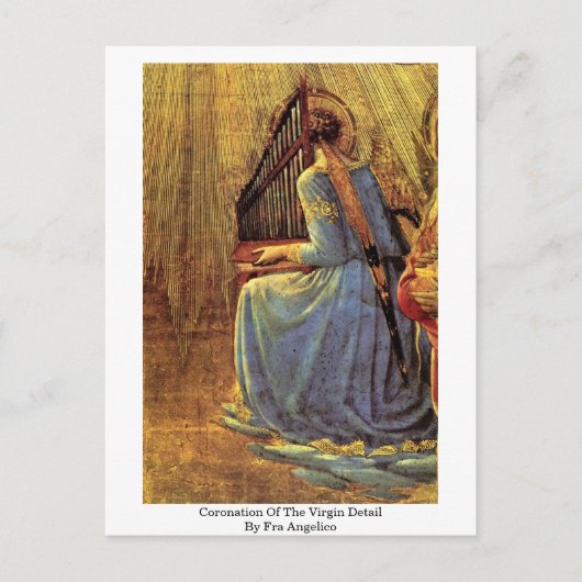 ザヴァージン詳細の戴冠式 ポストカード (正面)