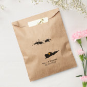 ザヴァージン諸島結婚式の引き出物バッグトリートバッグ フェイバーバッグ (封をした状態)