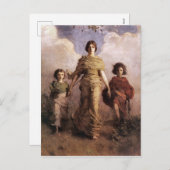 ザヴァージン1893アボット・ハンダーソン・セイヤー シーズンポストカード (正面/裏面)