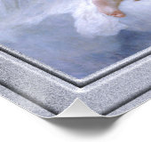 ザヴァージンwith Angels by William Adolphe Bouguere ポスター (コーナー)