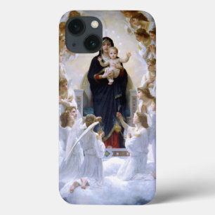 ザヴァージンwith Angels by William Adolphe Bouguere iPhone 13ケース
