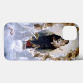ザヴァージンwith Angels by William Adolphe Bouguere Case-Mate iPhoneケース (裏面 (横))