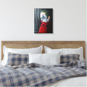 ザヴィラズバイ絵を描アルフレッドキツネ キャンバスプリント (インサイチュ (寝室))