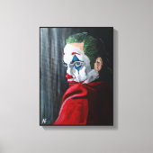 ザヴィラズバイ絵を描アルフレッドキツネ キャンバスプリント (正面)