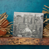 ザヴィラデストアットティボリ(版木、銅版、版画) フォトプラーク (側面)