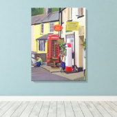 ザヴィレッジポストオフィスウィズプール キャンバスプリント (インサイチュ (ウッドフロア))